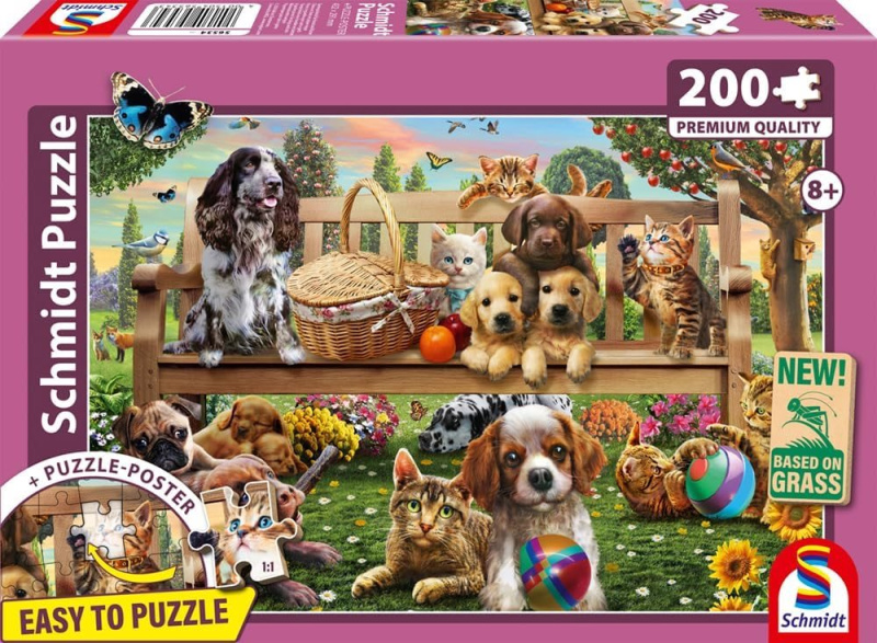 Zahradní piknik puzzle 200 dílků