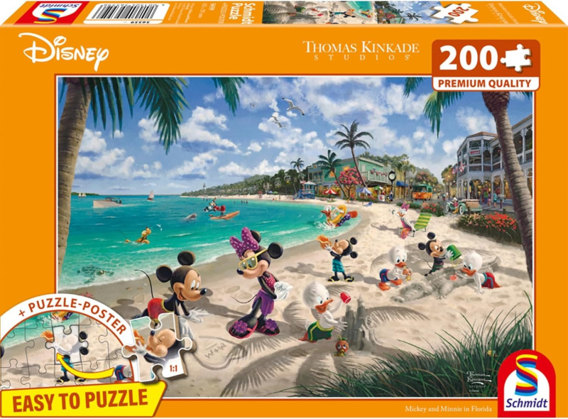 Puzzle Mickey a Minnie na Floridě