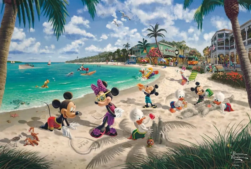 Puzzle Mickey a Minnie na Floridě