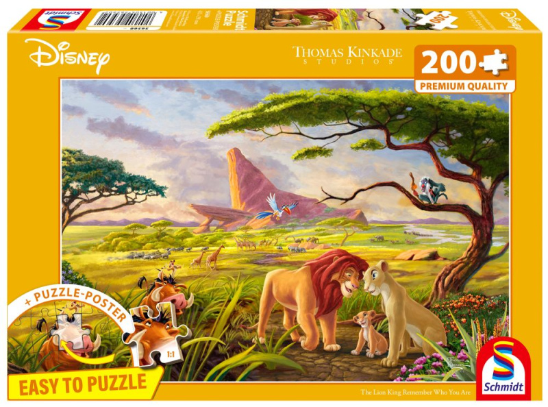 Puzzle Lví král: Nezapomeň, kdo jsi