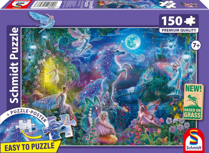 Puzzle pohádka o jednorožci 150 dílků SCHMIDT