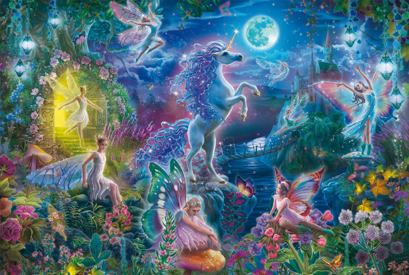 Puzzle pohádka o jednorožci 150 dílků SCHMIDT