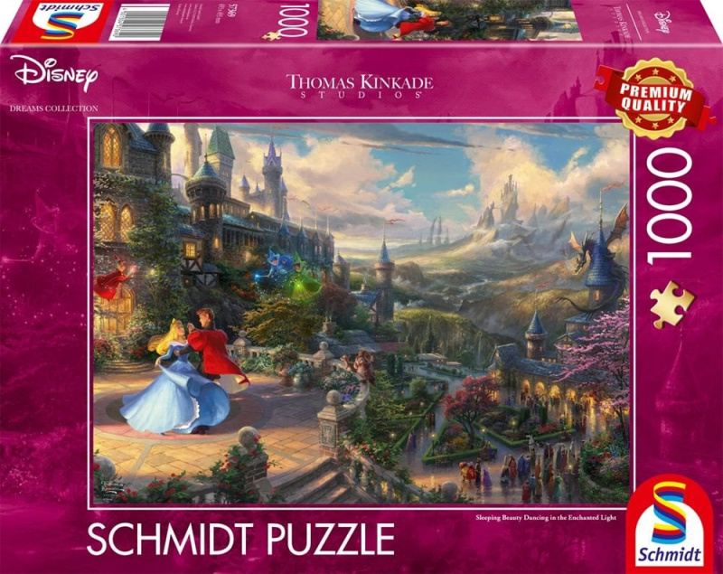 Schmidt Thomas Kinkade: Šípková Růženka Tančící v kouzelném světle 1000 dílků