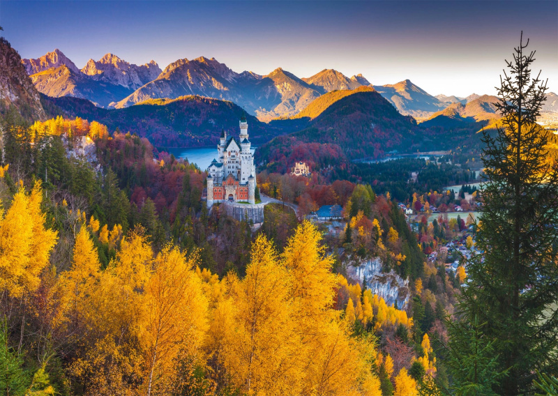 SCHMIDT Podzimní Neuschwanstein 1000 dílků