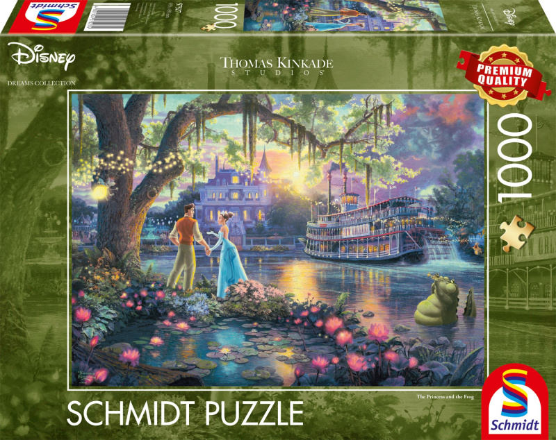 SCHMIDT Disney Princezna a žabák 1000 dílků