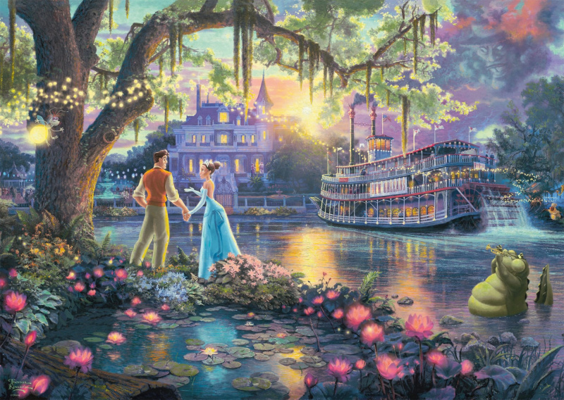 SCHMIDT Disney Princezna a žabák 1000 dílků