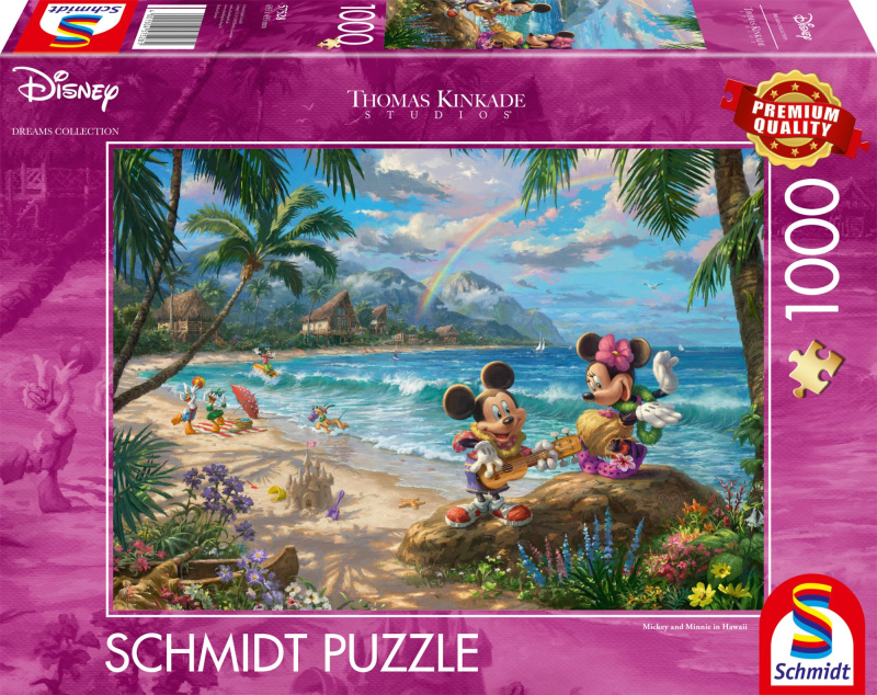 SCHMIDT Disney Minnie a Mickey na Hawaii 1000 dílků