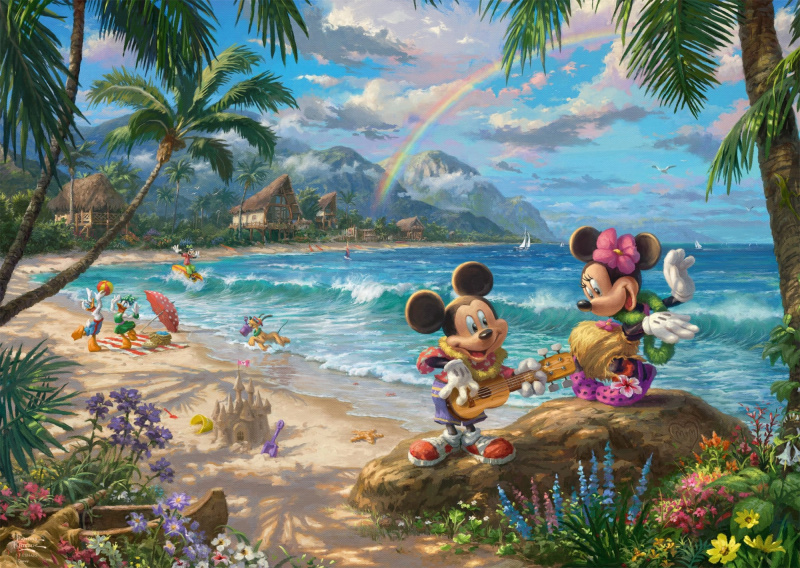 SCHMIDT Disney Minnie a Mickey na Hawaii 1000 dílků