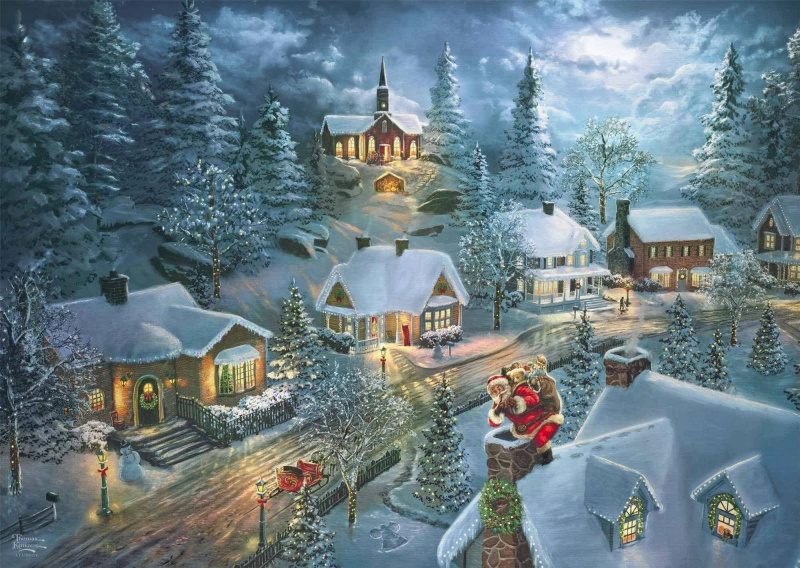 Puzzle SANTOVA Tichá noc 1000 dílků