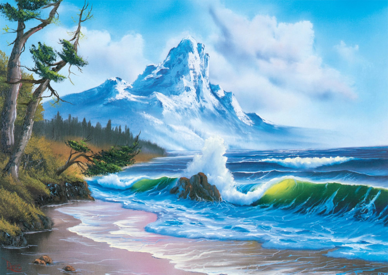 SCHMIDT Bob Ross: Hora u moře 1000 dílků
