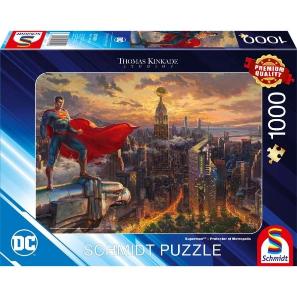 Thomas Kinkade Collection Superman: ochránce Metropolis - puzzle 1000 dílků
