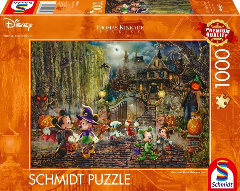 SCHMIDT Disney Mickey a Minnie o Halloweenu 1000 dílků