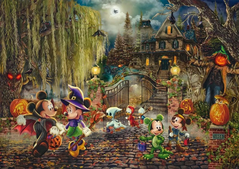 SCHMIDT Disney Mickey a Minnie o Halloweenu 1000 dílků