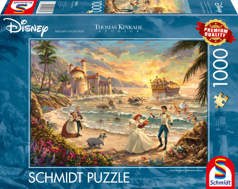 SCHMIDT Disney Malá mořská víla Oslava lásky 1000 dílků