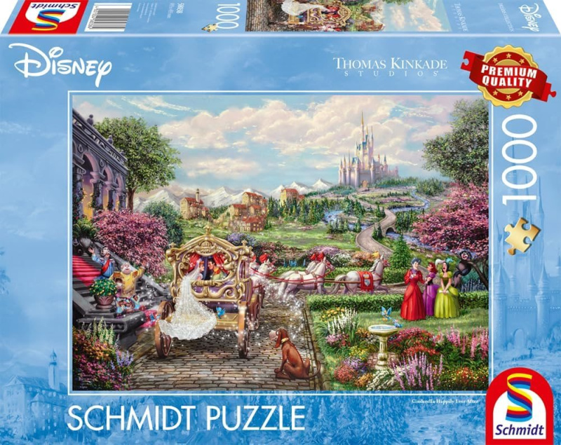 SCHMIDT Puzzle Popelka: Šťastně až navěky 1000 dílků