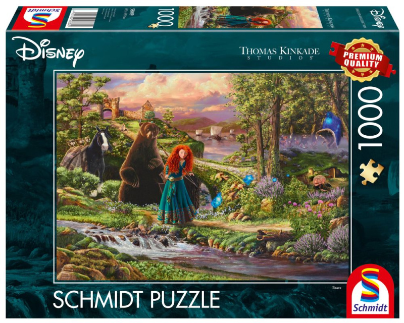 SCHMIDT Puzzle Rebelka: Merida 1000 dílků