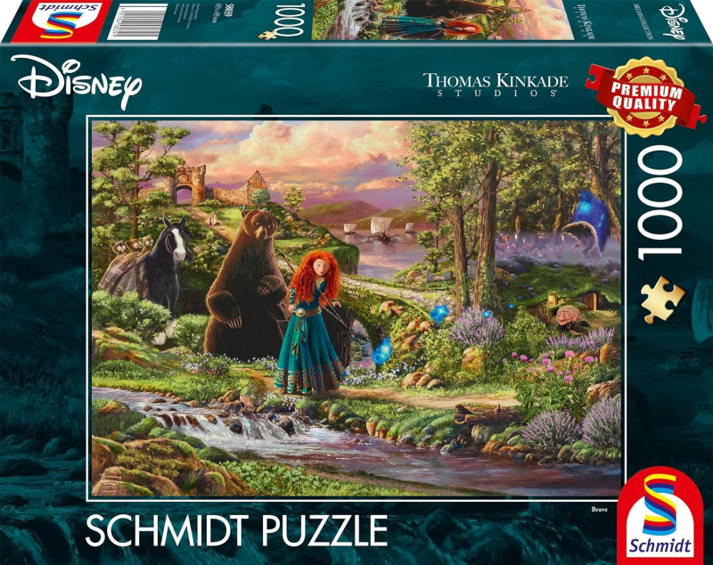 SCHMIDT Puzzle Rebelka: Merida 1000 dílků