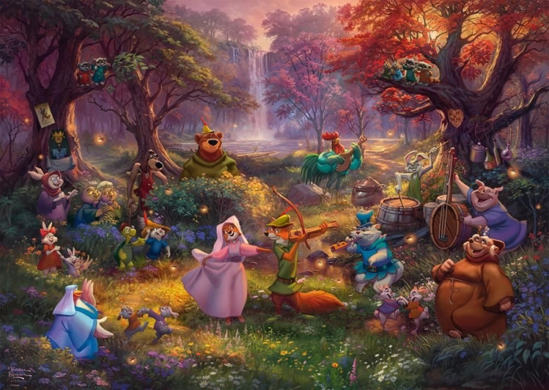 Puzzle SCHMIDT Disney Robin Hood 1000 dílků