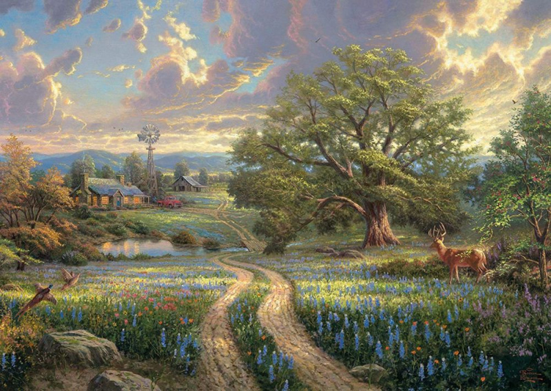 Schmidt Thomas Kinkade Život na venkově 1000 dílků