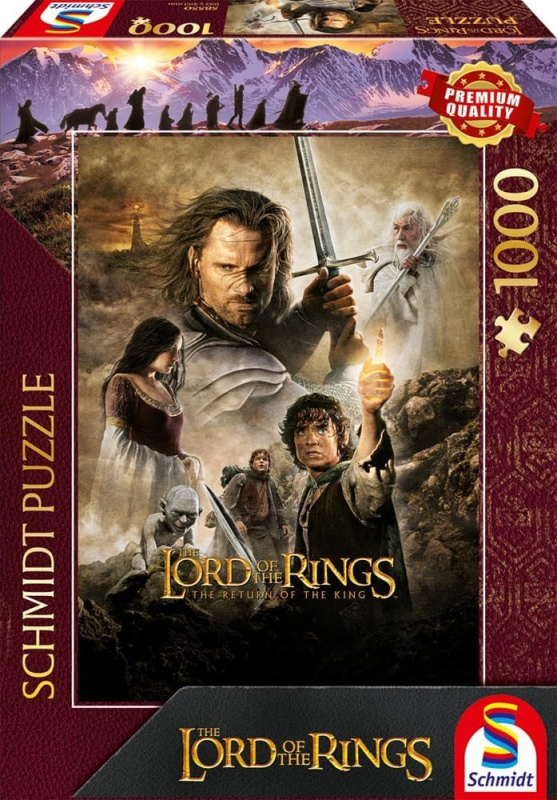 Puzzle Pán prstenů: Návrat krále 1000 dílků SCHMIDT