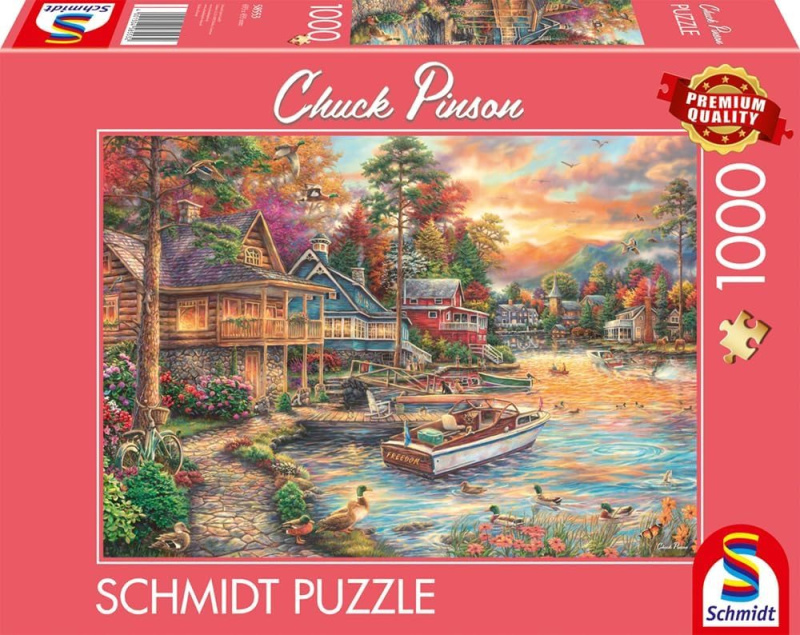 Puzzle Večer u pobřeží od SCHMIDT 1000 dílků