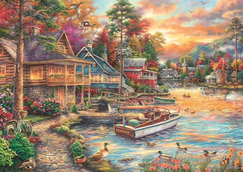 Puzzle Večer u pobřeží od SCHMIDT 1000 dílků