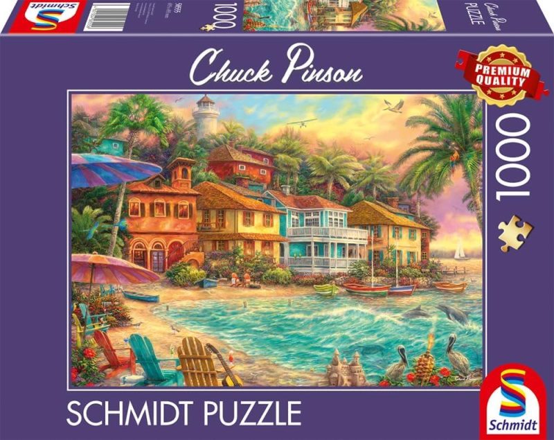 Život na ostrově - Puzzle 1000 dílků