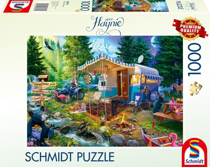 Puzzle S karavanem v horách 1000 dílků