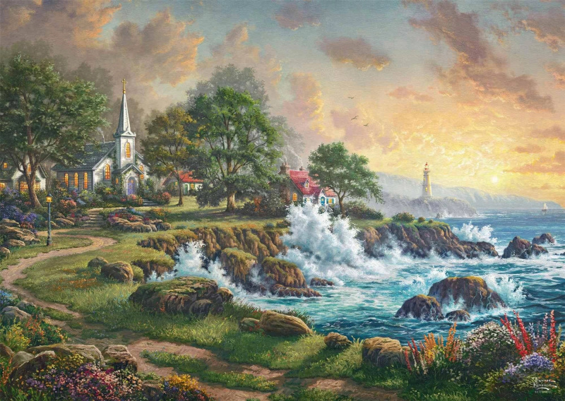 Puzzle Přímořské útočiště 1000 dílků SCHMIDT