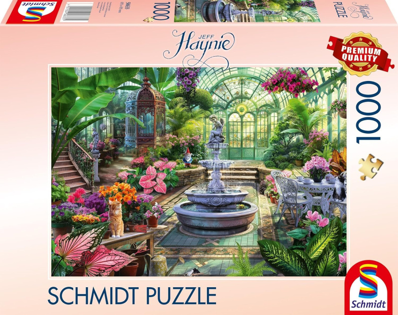 Puzzle viktoriánský skleník 1000 dílků SCHMIDT