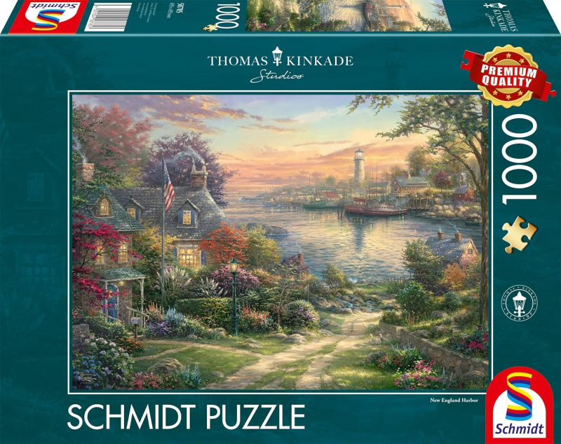 puzzle přístav Nová Anglie 1000 dílků