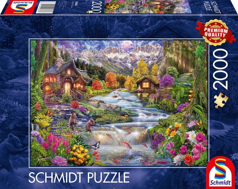 Puzzle Horský potok 2000 dílků