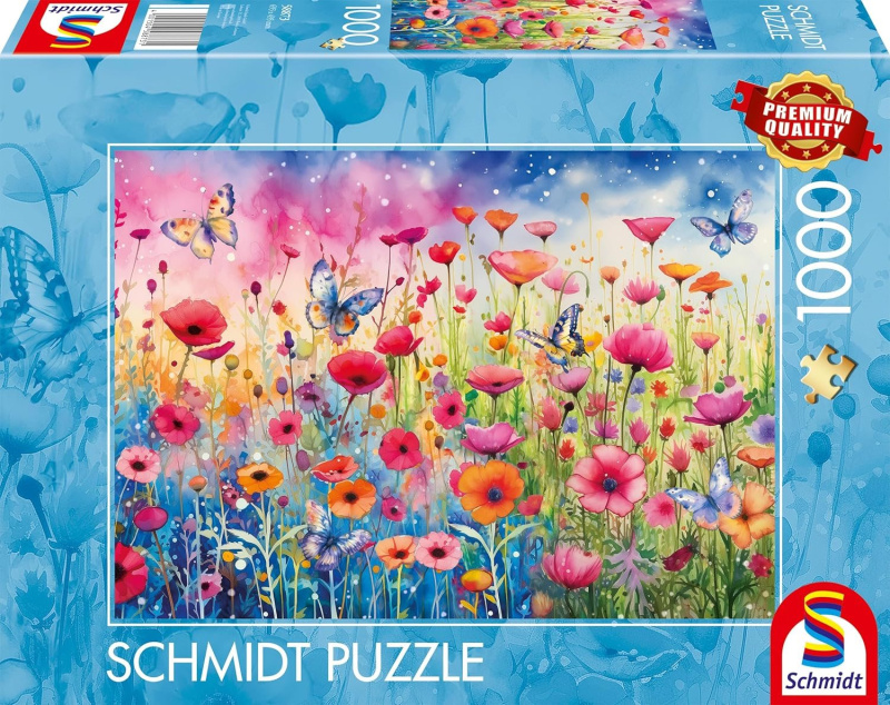 Puzzle Schmidt 1000 dílků Maková louka