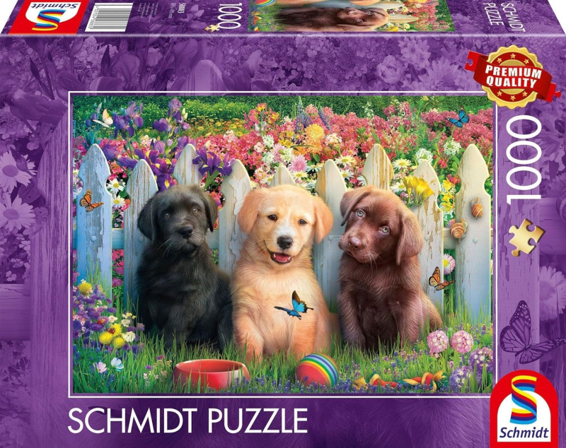Puzzle Roztomilá štěňátka 1000 dílků SCHMIDT