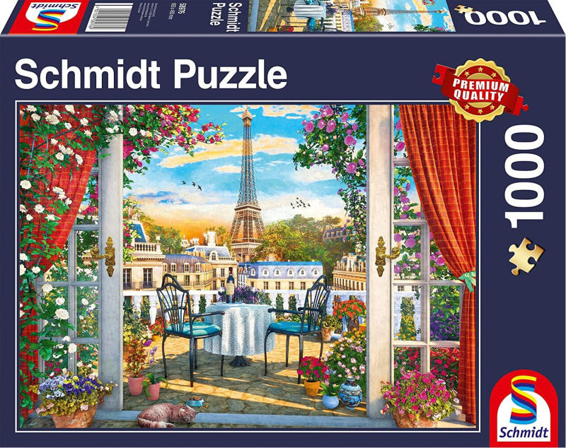 Puzzle terasa v Paříži 1000 dílků