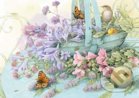 Flower Basket - Marjolein Bastin - puzzle z kategorie Umělecké