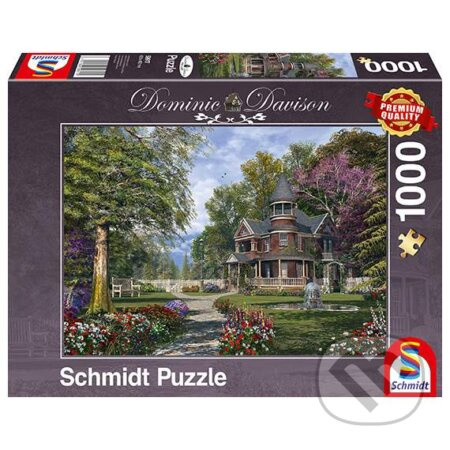 Manor house with tower - puzzle z kategorie Města a stavby
