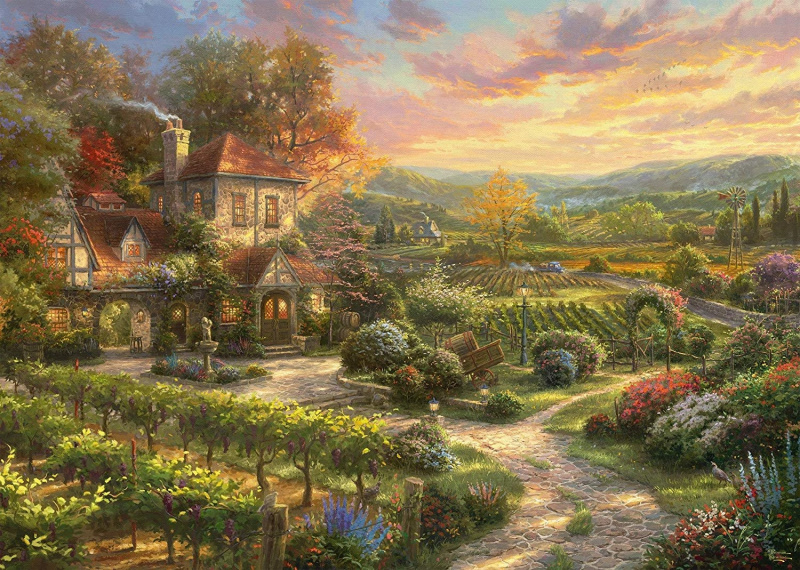 Puzzle Dům u vinice 2000 dílků