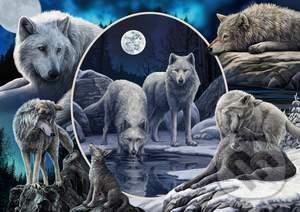 Magnificent wolves - puzzle z kategorie Zvířata