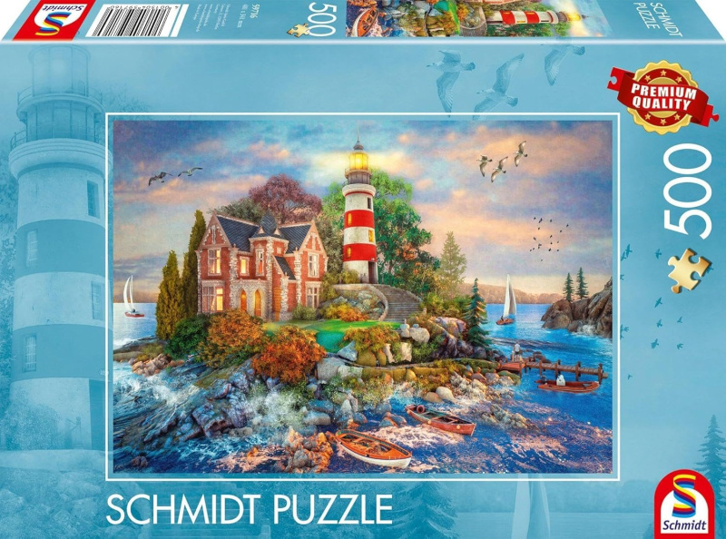 Puzzle Maják na skále 500 dílků SCHMIDT