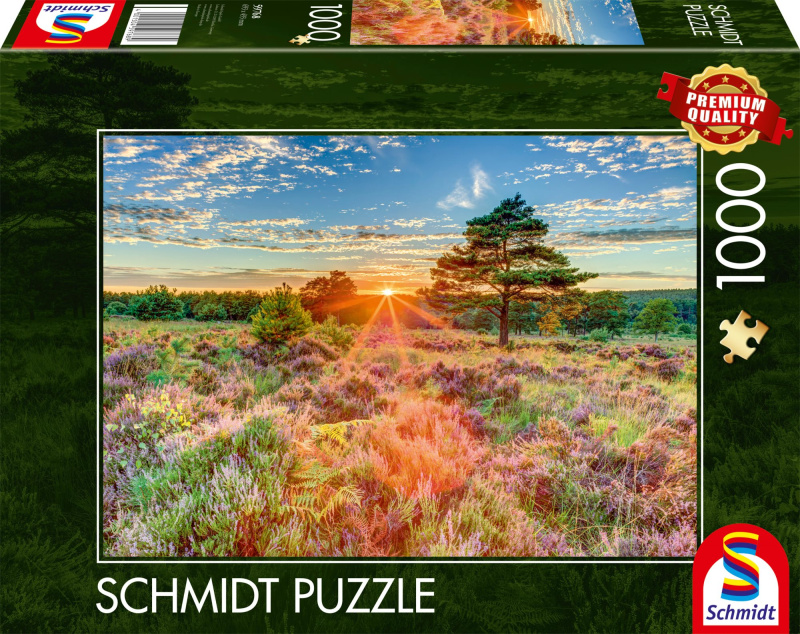 SCHMIDT Západ slunce na vřesovišti 1000 dílků