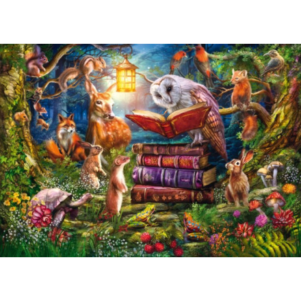 SCHMIDT Puzzle Pohádky na dobrou noc v lese 1000 dílků