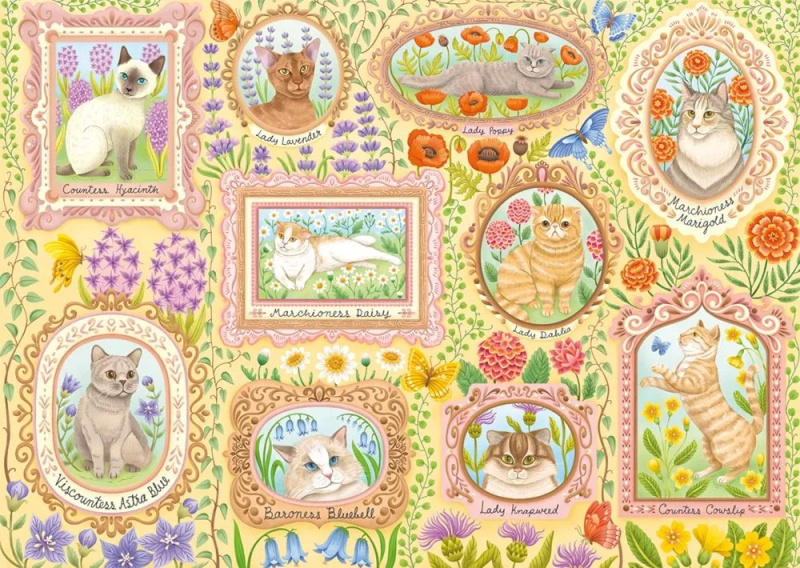 Puzzle Aristokratické kočky 1000 dílků