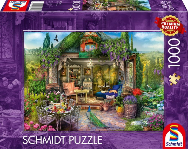 Puzzle zahrada mezi vinicemi 1000 dílků