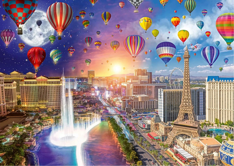 SCHMIDT Den a noc: Las Vegas 1000 dílků