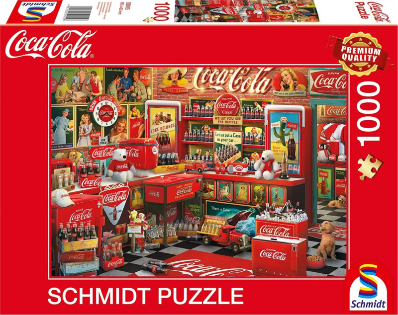 SCHMIDT Coca Cola Nostalgický obchod 1000 dílků
