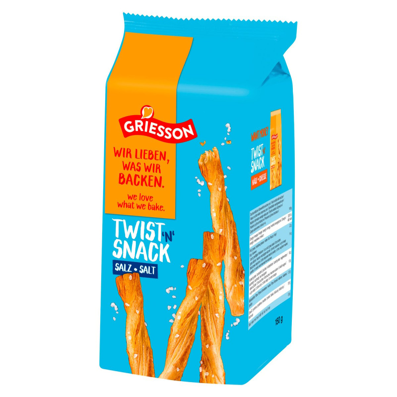 Griesson Twist´n´Snack máslové tyčinky solené