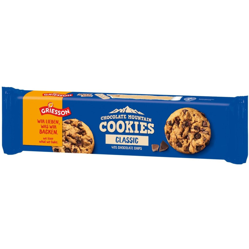 Griesson Cookies Classic s hořkou a mléčnou čokoládou