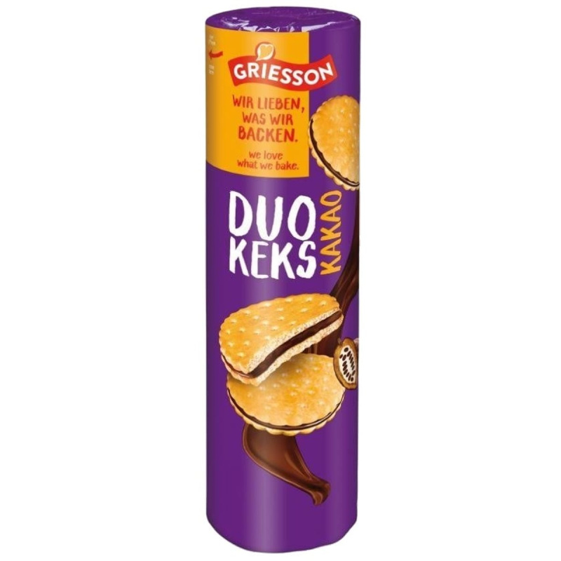 Griesson Sušenky s krémovou kakaovou náplní