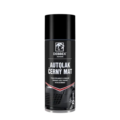 Autolak černý mat